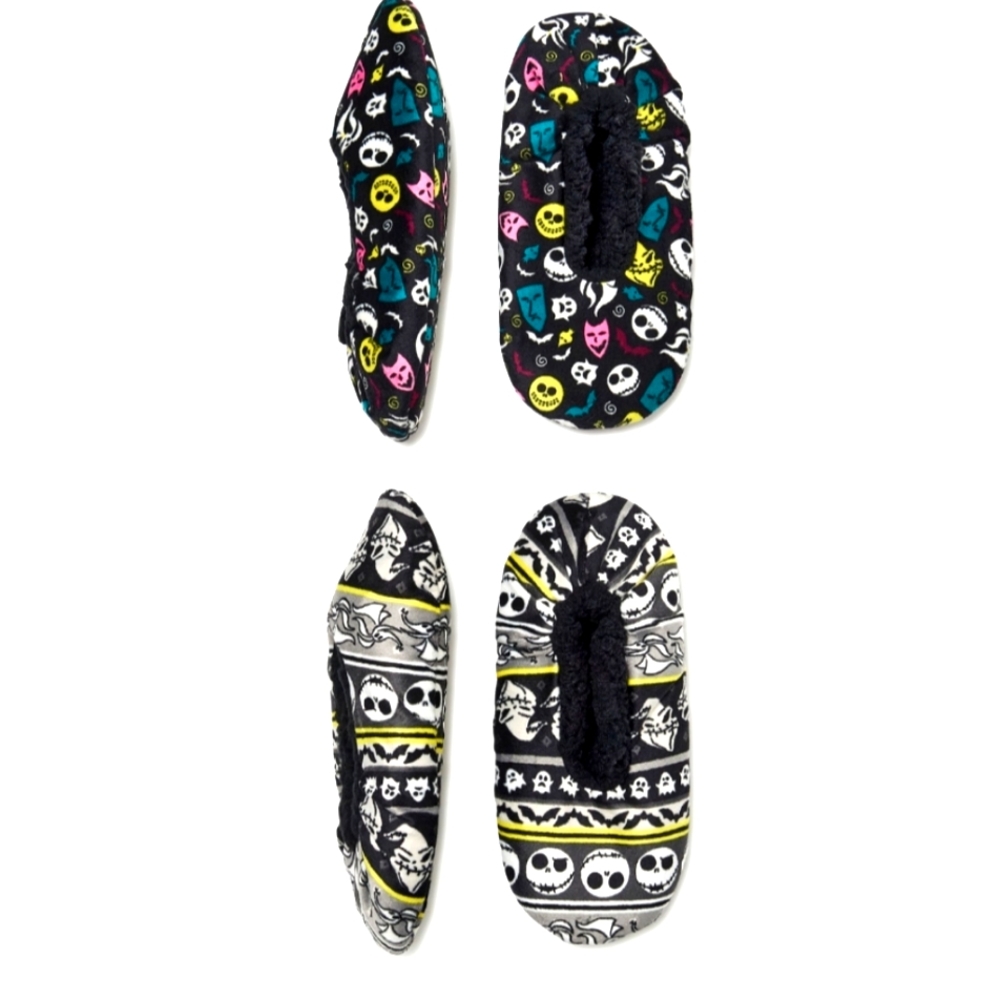 Fuzzy Babba Night Before Christmas slipper socks. Set of 2pr.